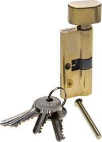 52103-70-1, ЗУБР 70 мм, цвет латунь, 5-PIN, тип ключ-защелка, цилиндровый механизм (52103-70-1)