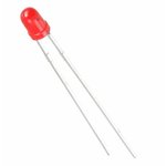 WP710A10ID5V, Standard LEDs - Through Hole Red 25mcd 625nm 40 deg 5V resistor