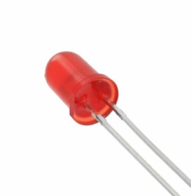MV5753, Standard LEDs - Through Hole T1-3/4 RED DIFFUSED