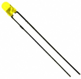 SSL-LX3044YD-12V, LED YELLOW DIFFUSED T-1 T/H