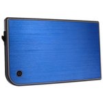 Внешний корпус для HDD/SSD AgeStar 3UB2A14 SATA II пластик/алюминий синий 2.5"