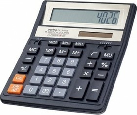 калькулятор PF A4026 бухгалтерский 12-разр., черный 30011242