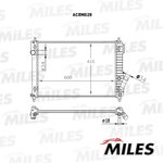 Радиатор (механическая сборка) CHEVROLET AVEO 1.2/1.4/1.6 09- (NISSENS 61687) ACRM028