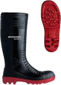 Фото 1/2 Acifort A252931.41, Acifort Black, Red Steel Toe Capped Men's Safety Boots, UK 7, EU 41