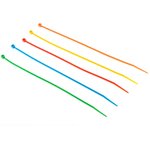 Cable Tie, 150mm x 3.6 mm, Assorted Nylon, Pk-250