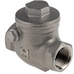 Stainless Steel Single Check Valve, BSP 1/2in, 14 bar