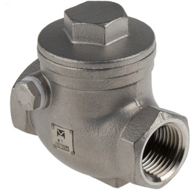 Фото 1/5 Stainless Steel Single Check Valve, BSP 1/2in, 14 bar