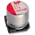 865230345005, Aluminum Electrolytic Capacitors - SMD WCAP-AS5H 100uF 16V 20% SMD/SMT