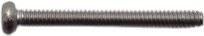 Stainless steel screw steel with a rounded head and a cross slot type H M1.6x16 mm. Packing 10 pcs.