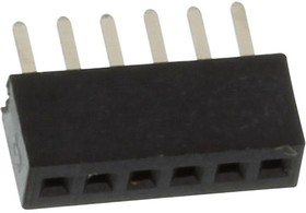 MC-SVT1-S06-G, PCB Receptacle, Плата - к - плате, 1.27 мм, 1 ряд(-ов), 6 контакт(-ов)