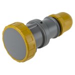 318.1640, IP66, IP67 Yellow Cable Mount 2P + E Industrial Power Socket ...