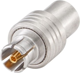 Фото 1/2 119K101-272N5, P-SMP Series, jack Cable Mount SMP Connector, 50Ω, Solder Termination, Straight Body