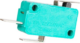 MSW-02A-10-13S, Микропереключатель OFF-(ON) с лапкой 13мм (16A 125/250VAC) SPDT 2P