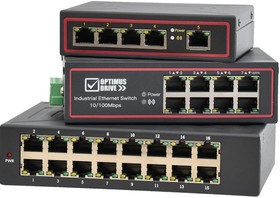 Неуправляемый коммутатор Ethernet, 16 портов, 100 Мб/с, ODS-016F, шт