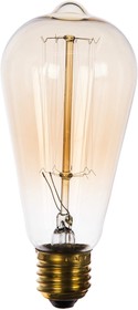 Фото 1/7 Лампа накаливания Vintage. Форма конус IL-V-ST64-60/GOLDEN/E27 VW02 UL-00000482