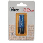 13600-FMUCIB32, Флеш накопитель 32GB Mirex City, USB 2.0, Синий