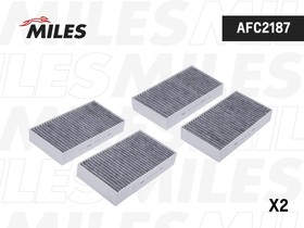 Фильтр салона MILES AFC2187 MB W164/W251 угольный (упак.2шт.)