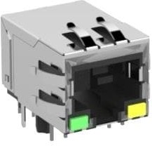 203212-E, Modular Connectors / Ethernet Connectors MJIM IM 1X1 S 810 GF5 X R THRU * L2A M5B