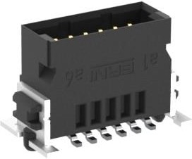 244854-E, Board to Board & Mezzanine Connectors 12-PIN,VERTICAL,SMT