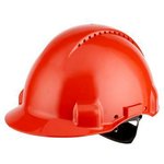 G30NRD, Peltor Uvicator G3000 Red Safety Helmet , Ventilated