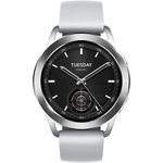 X51589, Смарт-часы Xiaomi Watch S3 Silver M2323W1 (BHR7873GL)