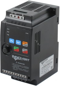 0,55 кВт (вх: 1ф x 220В / вых: 3ф х 220В) Преобразователь INNOVERT ISD551M21E mini PLUS, выходной ток 3.5 А, встроенный фильтр ЭМС