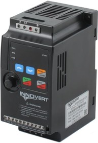 0,25 кВт (вх: 1ф x 220В / вых: 3ф х 220В) Преобразователь INNOVERT ISD251M21E mini PLUS, выходной ток 1.5 А, встроенный фильтр ЭМС