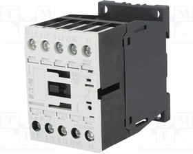 DILM7-01(24VDC), Контактор 7 А, управляющее напряжение 24В (DС), 1НЗ доп. контакт, категория применения AC-3, AC-4