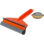 AB-1707, Щетка для мойки автомобиля 23см губка,водосгон АВТОСТОП