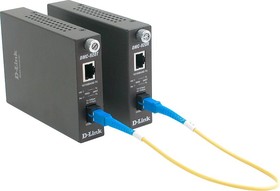 DL-DMC-920T/B10A, Конвертор 10/100Mbps UTP в 100Mbps SM Single Fiber