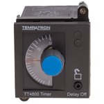 TT4802-12, DIN Rail, Panel Mount Timer Relay, 110V ac, 2-Contact, 3 s → 30min ...