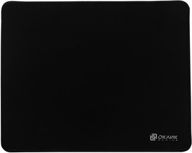Фото 1/3 Коврик для мыши Oklick OK-F0351 (M) черный, нейлоновая ткань, 350х280х3мм