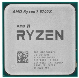 Фото 1/8 CPU AMD Ryzen 7 5700X OEM (100-000000926) { 3,40GHz, Turbo 4,60GHz, Without Graphics AM4}