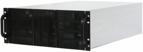 Фото 1/4 Procase RE411-D11H0-A-45 Корпус 4U server case,11x5.25+ 0HDD,черный,без блока питания,глубина 450мм,MB ATX 12"x9,6" [ RE411-D11H0-A-45]