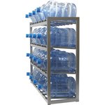 Стеллаж для бутиллированной воды KD_Бомис-16Р на 16 тар