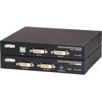 ATEN CE624, USB, DVI, КВМ-удлинитель c поддержкой Dual View и HDBaseT™ 2.0 (1920 x 1200 100 м)