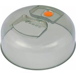 Крышка для СВЧ-печи, диаметр 260 мм, 1 шт., цвет: дымчатый, бренд: , арт. MC-06260S