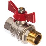 Кран шаровой 1/2" FM бабочка VT.218.N.04 17586