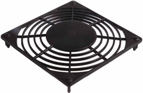 Фото 1/2 92439-2-2929, Plastic Finger Guard for 92mm Fans, 82.5mm Hole Spacing, 92 x 92mm