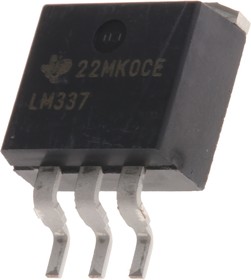 Фото 1/2 LM337KTTR, 77dB@(120Hz) 1.5A Adjustable 1.2V~37V NegatIve 40V DDPAK(TO-263-5) LInear Voltage Regulators (LDO)