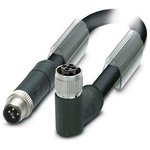 1011321, Sensor Cables / Actuator Cables SAC-4P-M12MST/ 1,5-PUR/M12FRT