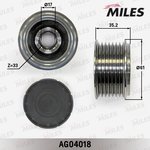 AG04018, Шкив генератора MILES AG04018 VW Phaeton 3.2 V6 02
