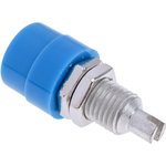 930176102, Blue Female Banana Socket, 4 mm Connector, Solder Termination, 32A ...