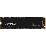 Твердотельный накопитель Crucial SSD Disk P3 500GB M.2 2280 NVMe (PCIe Gen 3 x4) ...