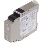 H3DK-S2 AC/DC24-240, DIN Rail Mount Timer Relay, 24-240V ac/dc, 2-Contact ...