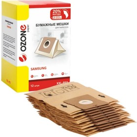 Мешки-пылесборники бумажные 12 шт + 2 микрофильтра для пылесоса XXL-P03