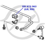 HR872063, Втулка стабилизатора