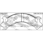0201-F22F, Колодки тормозные передние