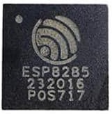 ESP8285H16, RF System on a Chip - SoC 2MB SPI Flash Temp -40 +105C