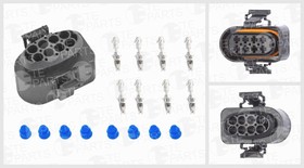 7873734, Разъем 8 pin (в комплекте), для жгута проводов топливного насоса DP 42, Thermo Pro 90/50, Hydronic